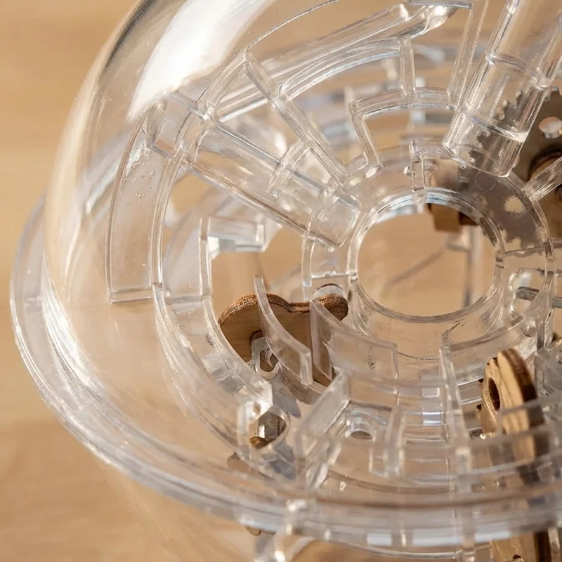 Akryylinen Pallolabyrintti — 3D-sokkelo 100 Esteellä - 3