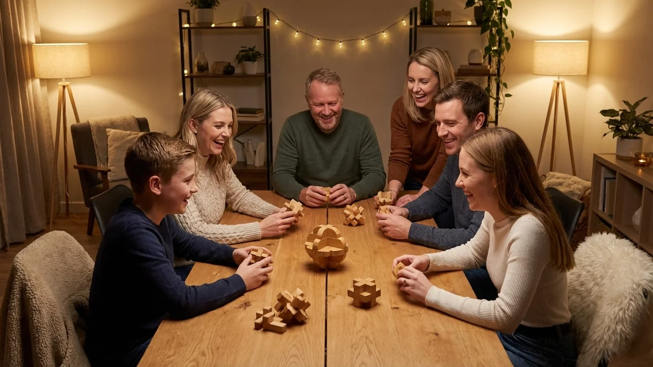 Bambusta valmistettu lukkopallopalapeli — Keskitaso ekologinen haaste - 6