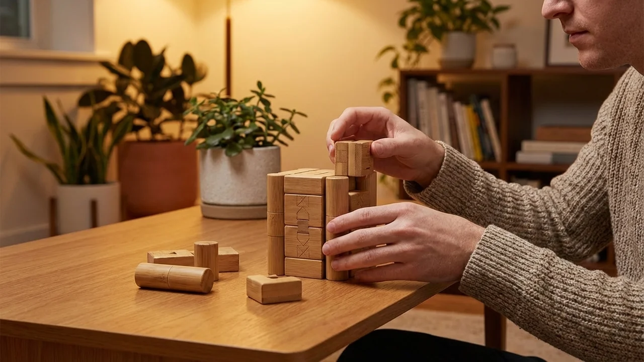 Bambusta valmistettu tornipinoamispalapeli — Helppo ekologinen rakennushaaste - 5