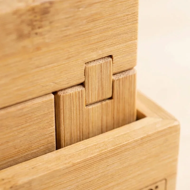 Logollinen bambupulmakuutiosetti — Keskivaikea ekologinen yrityslahja - 3