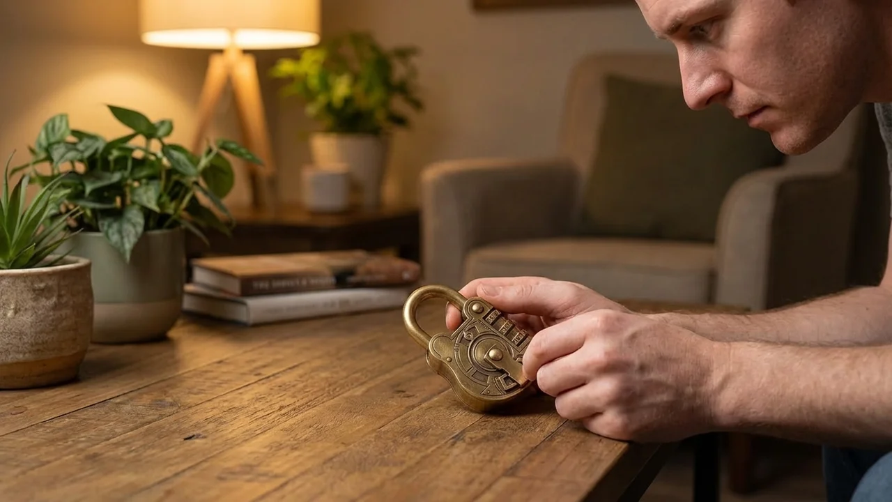 Messinkinen Yhdistelmälukkopähkinä — Keskivaikea Tempputukko - 5