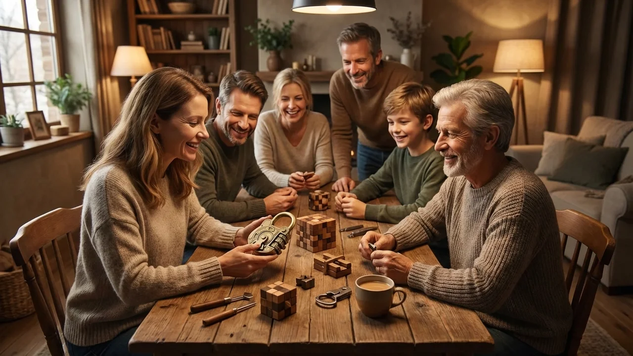 Messinkinen Yhdistelmälukkopähkinä — Keskivaikea Tempputukko - 6