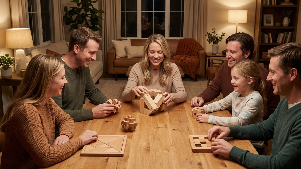 Puinen Käärmepalapeli — Helppo Taitettava Aloittelijan Pähkinä - 6