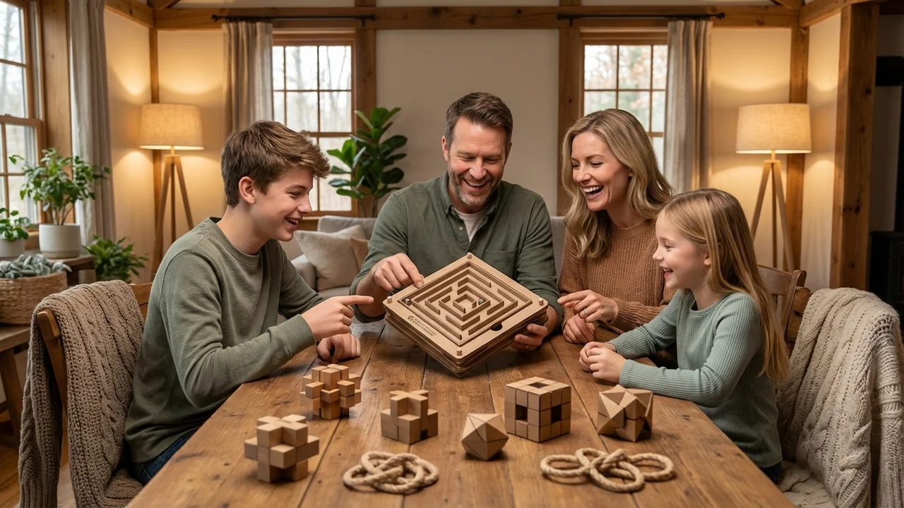 Kierrätyspahvinen Sokkelopalapeli — Helppo Kallistuslabyrintti - 6