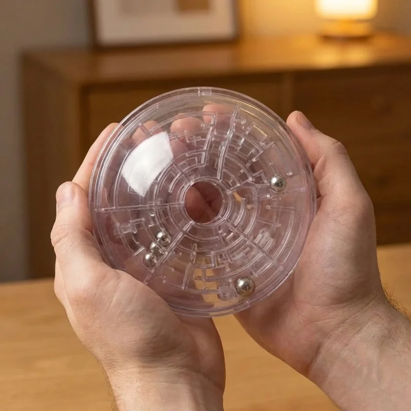 3D-labyrinttipallo — Keskitaso 100 esteen sokkelohaaste - 4