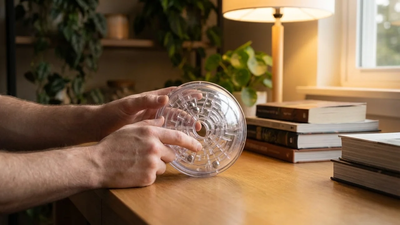 3D-labyrinttipallo — Keskitaso 100 esteen sokkelohaaste - 5