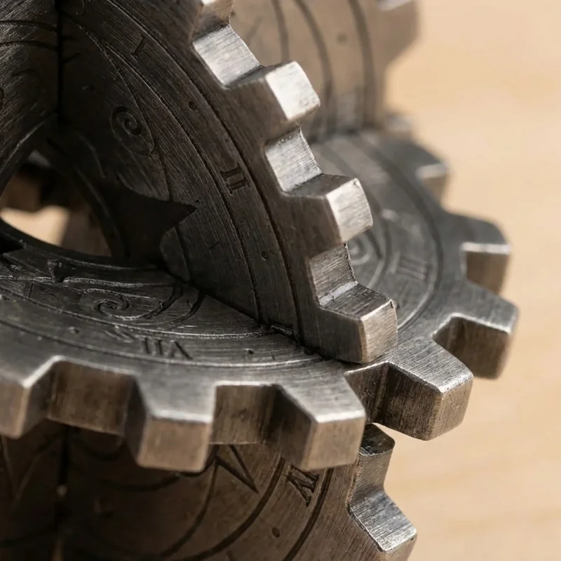 Valettu metallinen galaksilukkopalapeli — Vaikea kaksoismekanismin purku - 3