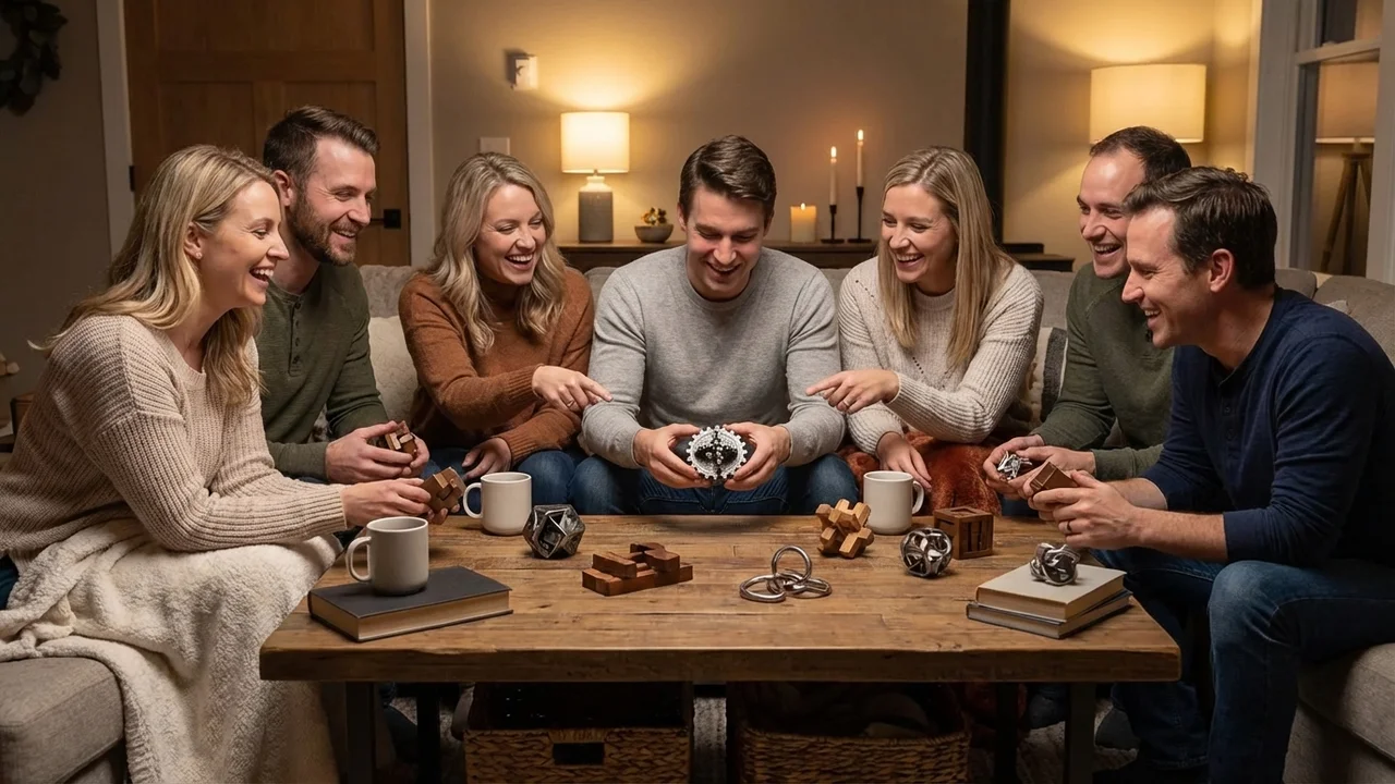 Valettu metallinen galaksilukkopalapeli — Vaikea kaksoismekanismin purku - 6