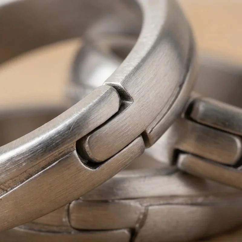 Valettu metallinen horisonttirengas­palapeli — Helppo pyörivä nauha-aivopähkinä - 3