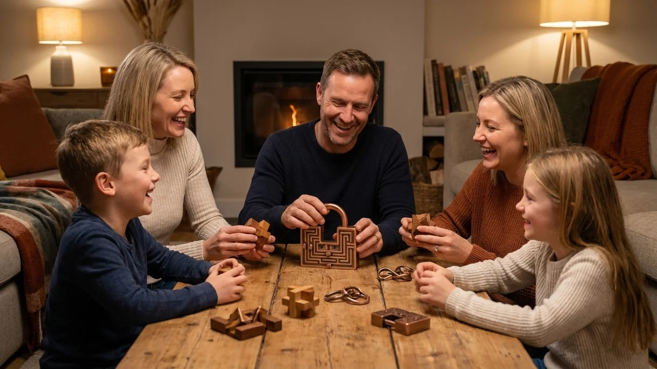 Kuparinen Sokkelolukkopähkinä — Keskivaikea Liukukanava - 6