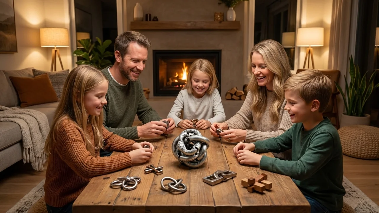 Valettu metallinen käärmekierrepalapeli — Ekspertti kiertävä labyrintti - 6