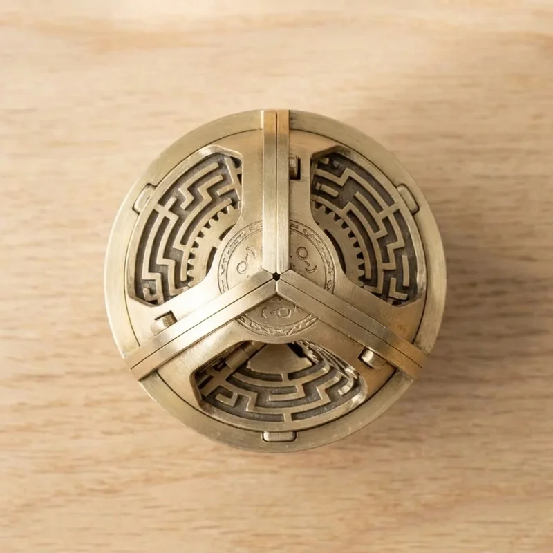 Metallinen labyrinttilukkopalapeli — Ekspertti sisäinen sokkelomekanismi - 2