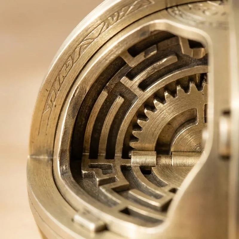 Metallinen labyrinttilukkopalapeli — Ekspertti sisäinen sokkelomekanismi - 3