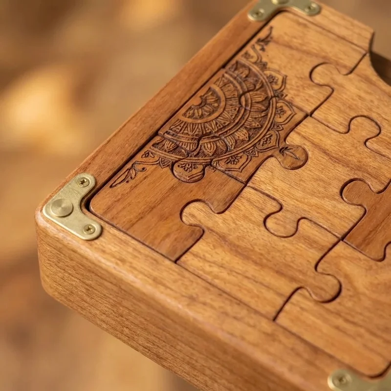 Kovapuinen pulmalompakko — Vaikea salaisen lokeron lahja hänelle - 3