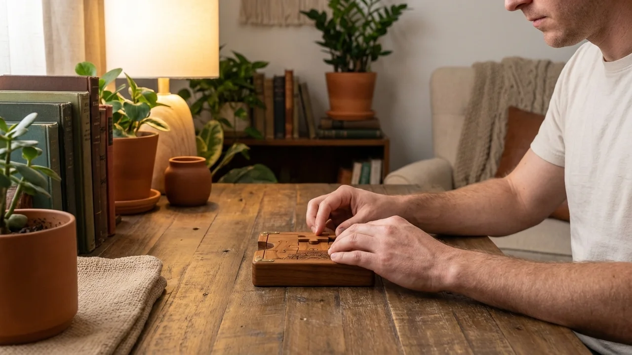 Kovapuinen pulmalompakko — Vaikea salaisen lokeron lahja hänelle - 5