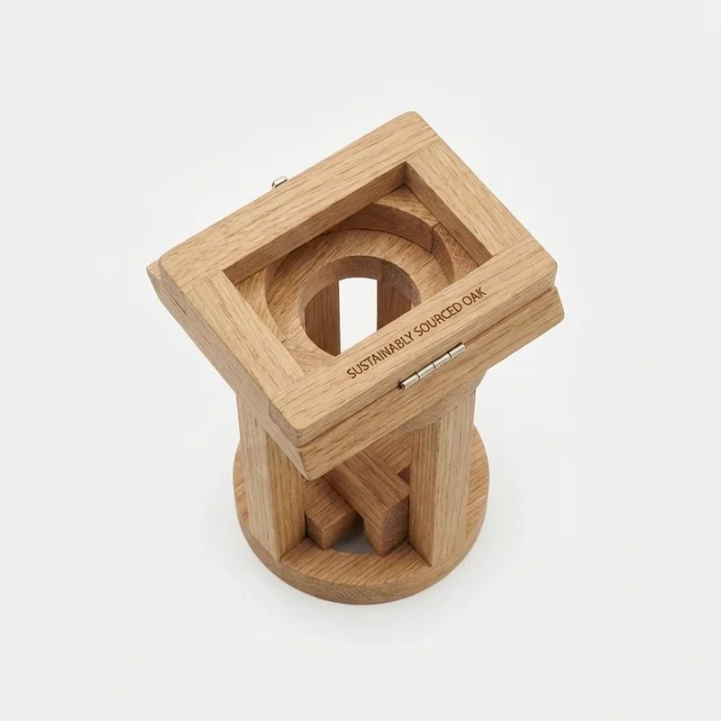 Tamminen pullopalapeli — Keskitaso puinen häkkilahja hänelle - 2