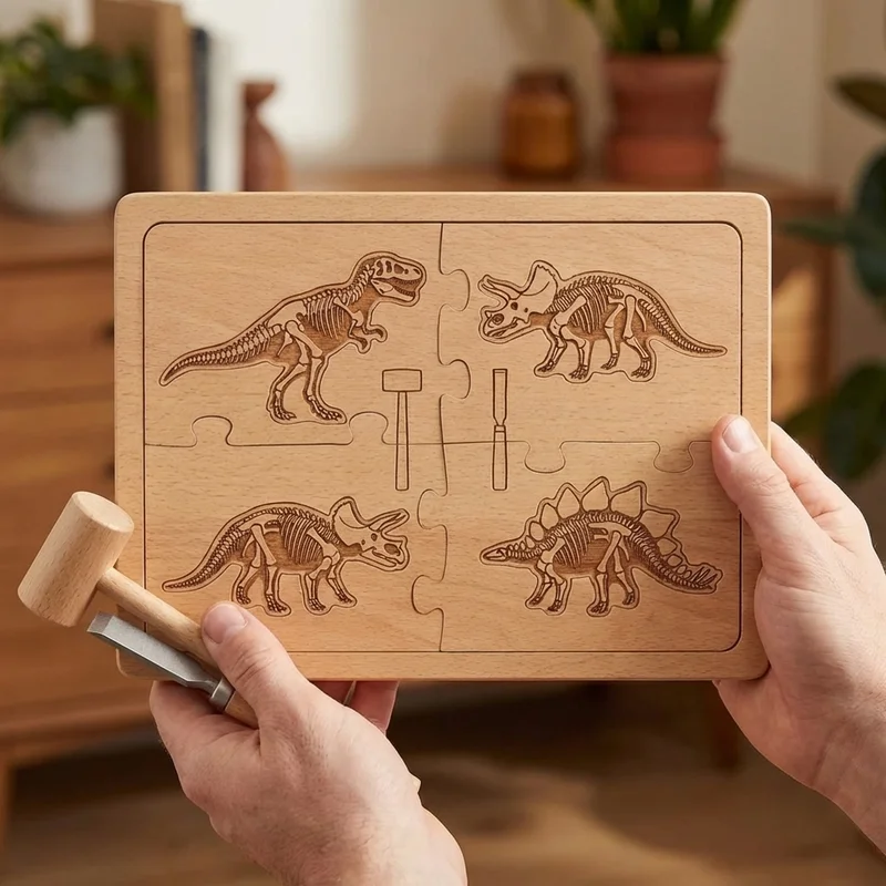 Dinosauruspuupulmakokoelma — Helppo dinosauruslöytöretkisetti - 4