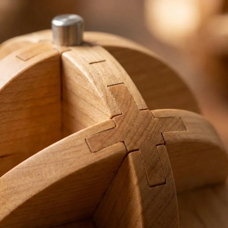 Vaahterapuinen pallopalapeli — Ekspertti 18-osainen globus-aivopähkinä - 3