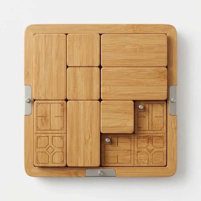 Bamboe Reeksuitdaging — Makkelijk Patroonherkenningsspel - 2