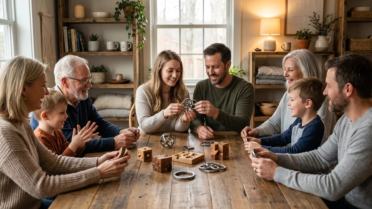 Kierrätysteräksiset Logiikkarenkaat — Vaikea Lukittava Palapeli - 6