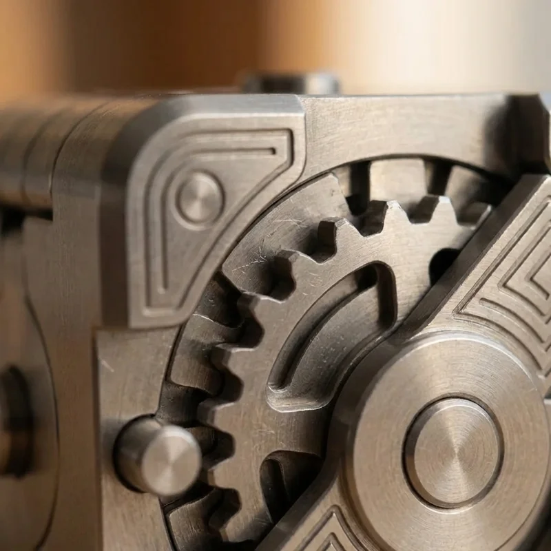 Titaaninen peräkkäislukkopulma — Asiantuntijatason koneistettu mekanismi - 3