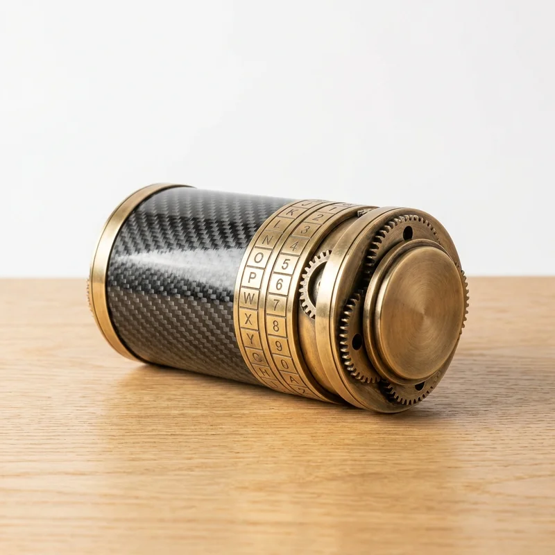 Carbon Fiber Cryptex Vault — Hard Limited Edition Lock Box - 1