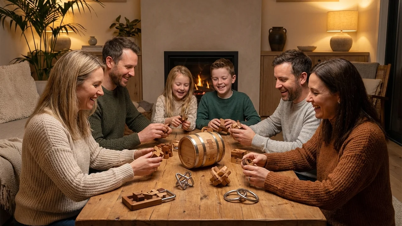 Puinen Minitynnyripalapeli — Kompakti Lukittava Haaste - 6