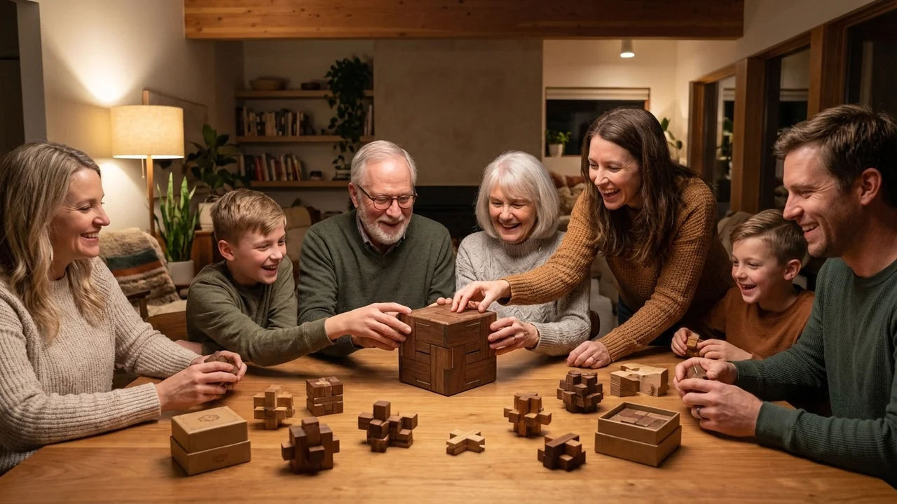 Puinen Minikuutiohäkki — Pieni Ekologinen Palapelilaatikko - 6