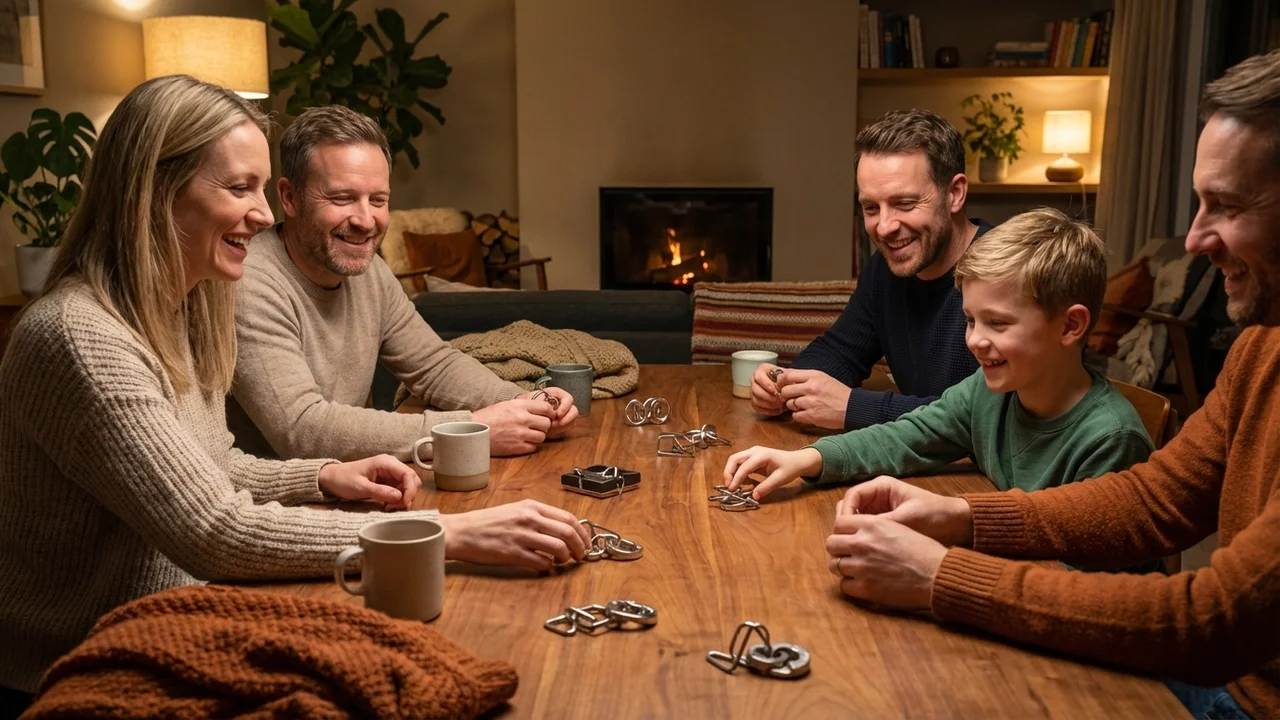 Wire & Cast Metal Puzzle Duo — Medium Mixed Challenge Set - 6