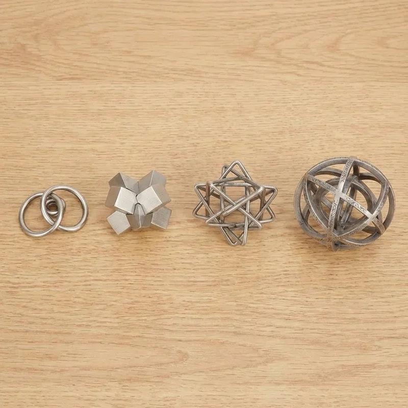 Metal Brain Teaser Family Pack — Easy to Hard Progression Set - 2