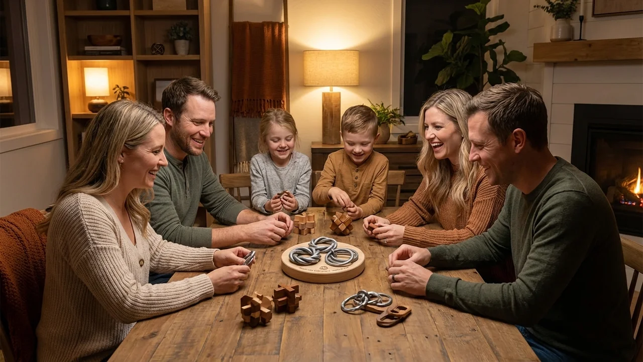 Valettu metallipulmalahjasetti — Keskivaikea kolmen rengaspulman setti - 6