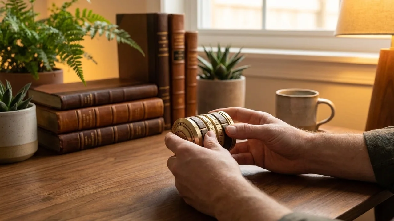 Messinki- ja puucryptex-pulma — Asiantuntijatason koodinmurtolukko - 5