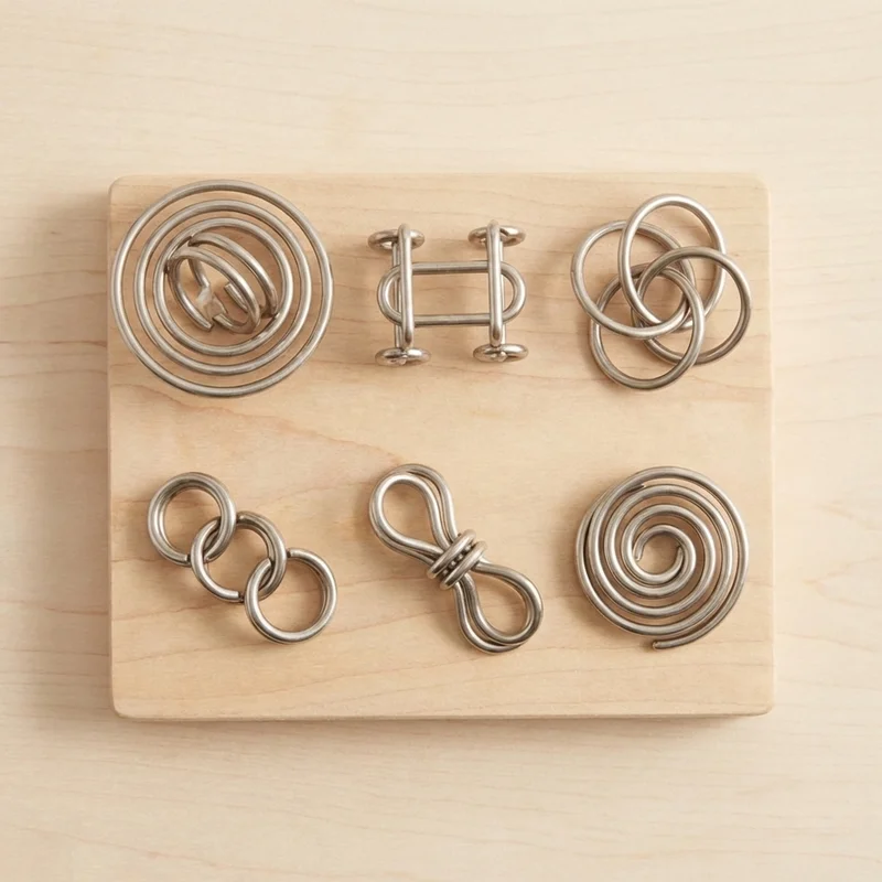 Wire Puzzle Set — Easy-to-Medium Galaxy Collection for Kids - 2