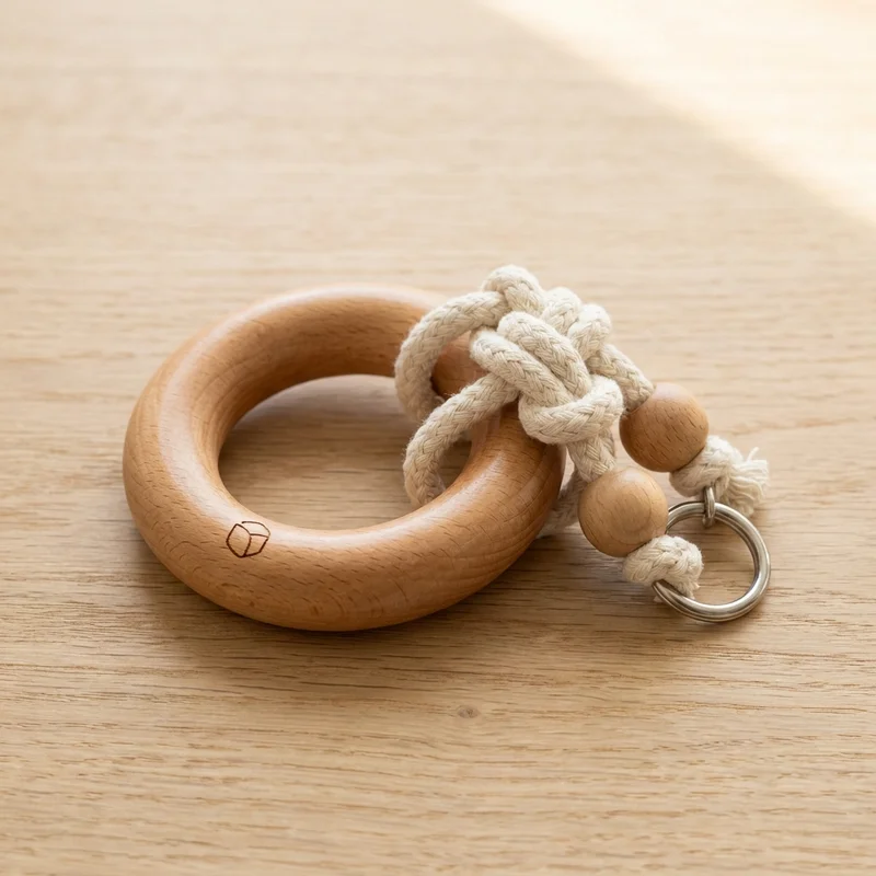 Rope Escape Puzzle — Hard Knotted Ring Challenge for Kids - 1