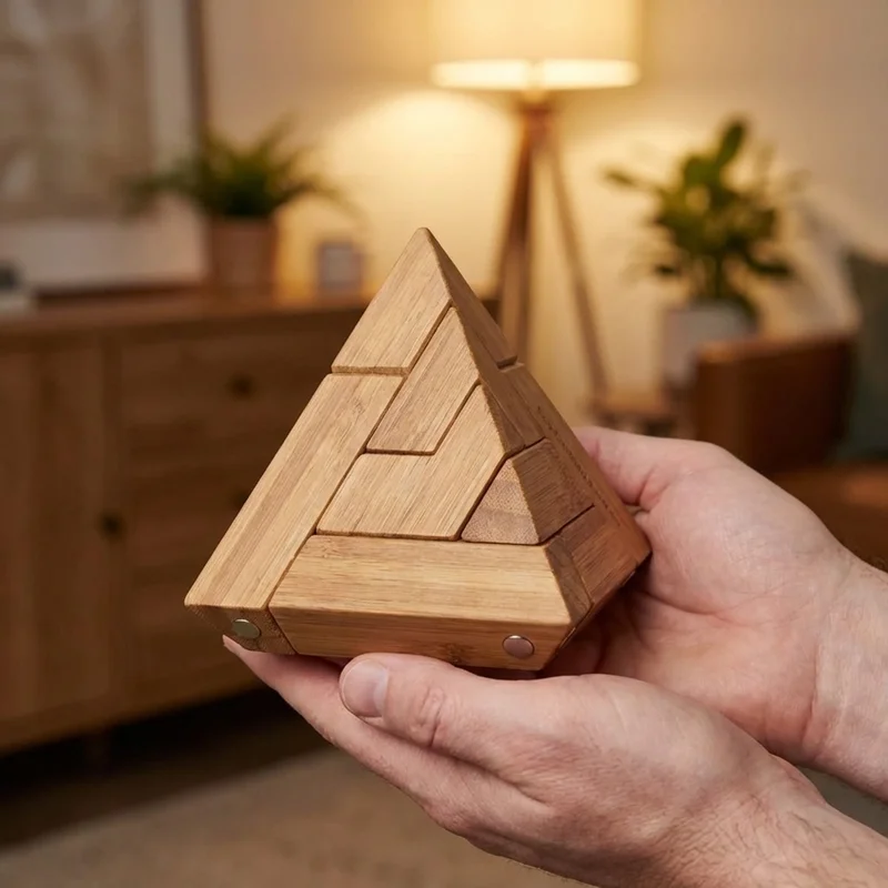 Ekologinen bambupyramidi — Vaikea 6-osainen pinoamispalapeli - 4