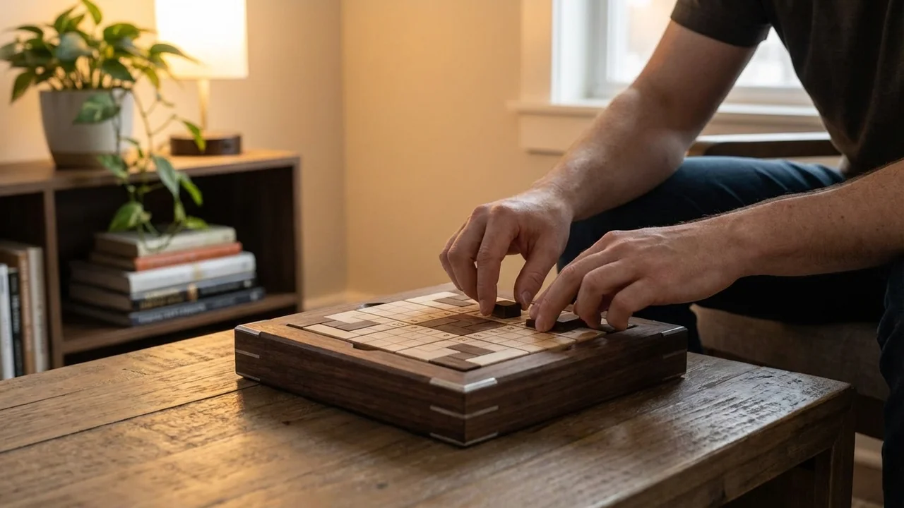 Puinen logiikkaruudukkolauta — Keskitaso strategiapeli - 5