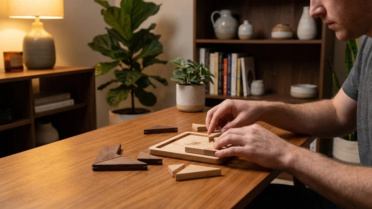 Double Tangram Challenge — 14-Piece Competitive Puzzle Game - 5