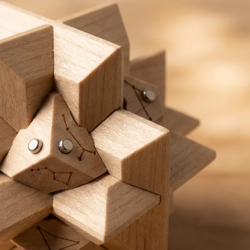 Puinen pallotähtikuviopalapeli — Helppo tähtikuvion kokoaminen - 3