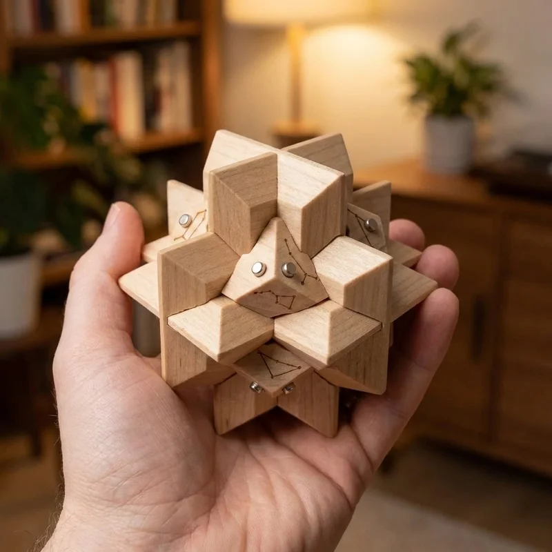 Puinen pallotähtikuviopalapeli — Helppo tähtikuvion kokoaminen - 4