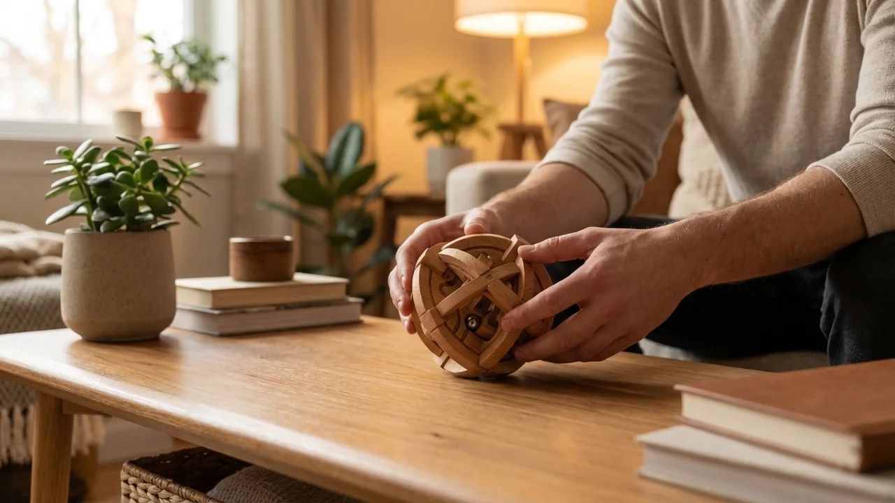 Puinen pallolabyrintti — Vaikea sisäinen sokkelopalapeli - 5