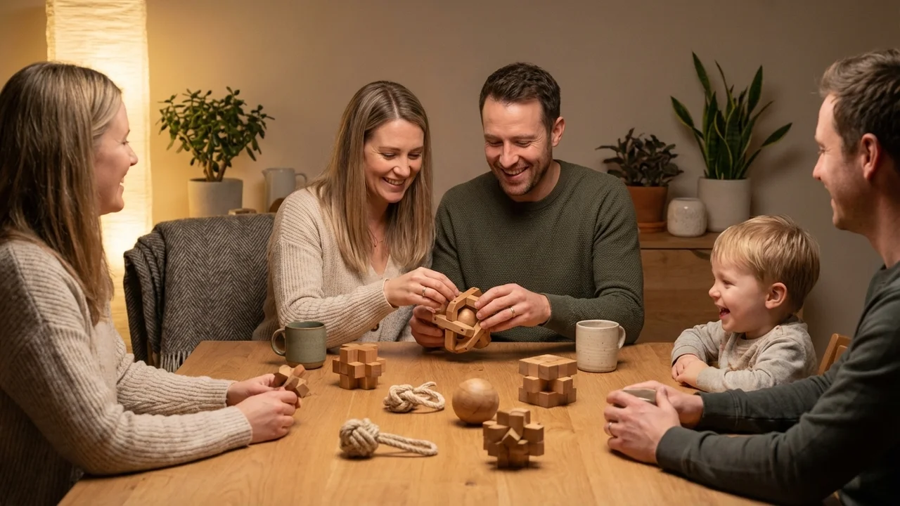 Puinen Häkkipallopalapeli — Keskivaikea Aivopähkinä - 6