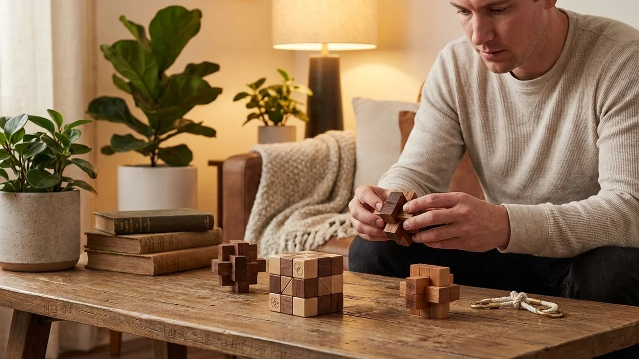 Puinen Aivopähkinä-lahjasetti — 4-osainen Klassikokoelma - 5