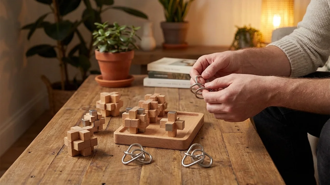 Puinen Palapeli-tutkimussetti — 6-osainen Sekahaastepakkaus - 5