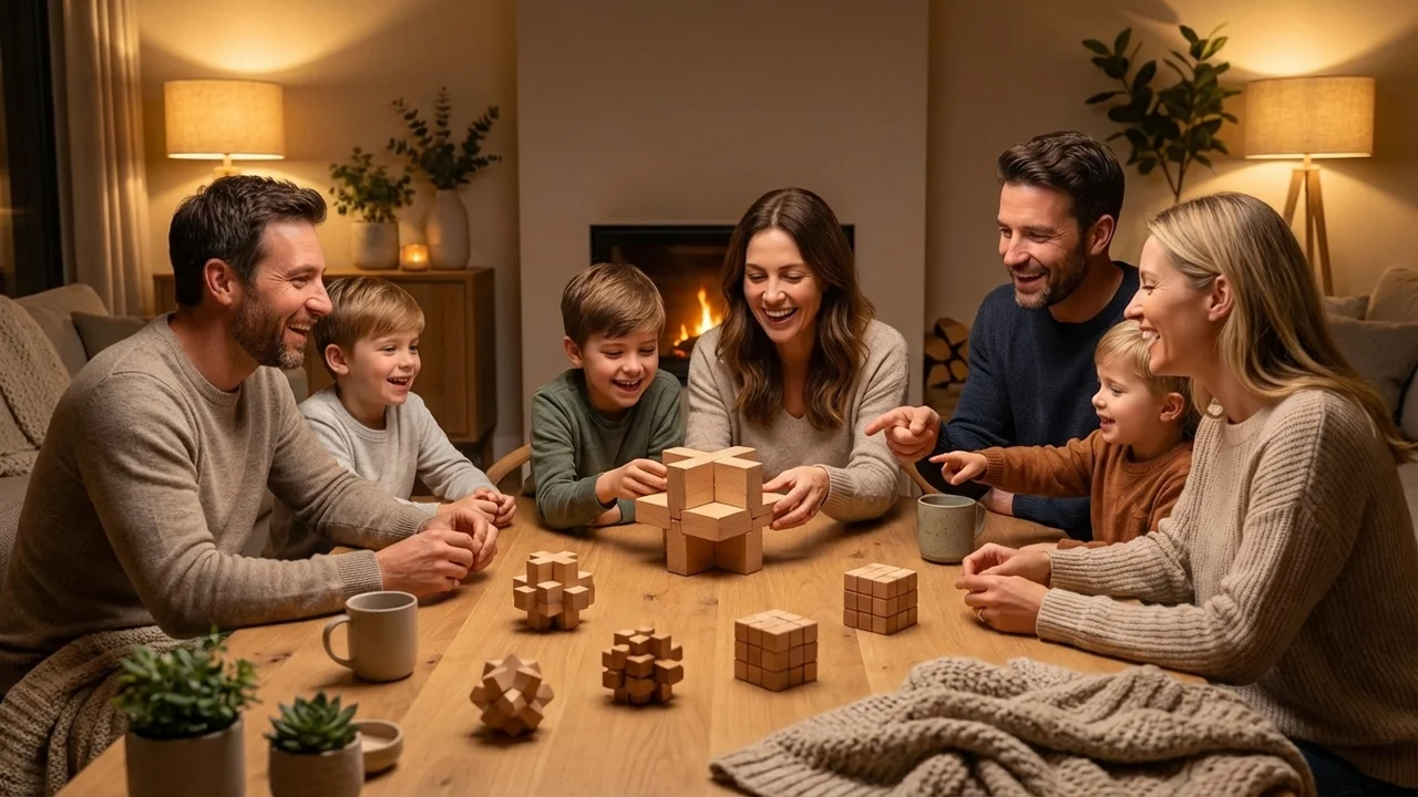 Puinen lukittautuva tähtipalapeli — Keskitaso, 6 osaa - 6