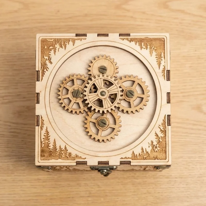 Puinen lumotun metsän pakolaatikko — Keskivaikea monivihjepulmapeli - 2