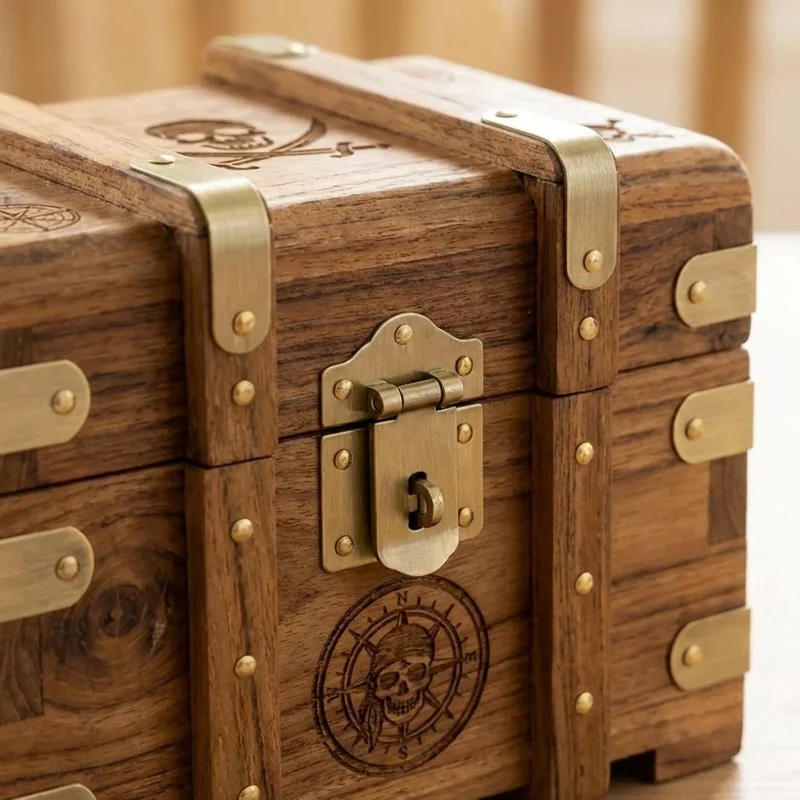 Puinen merirosvoaarrearkku — Vaikea aarteenetsintäpulmapeli - 3