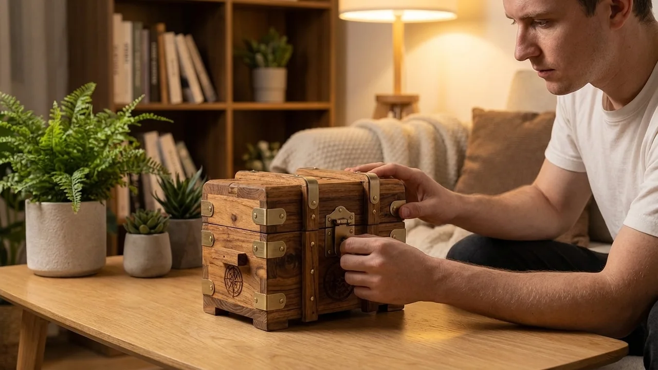 Puinen merirosvoaarrearkku — Vaikea aarteenetsintäpulmapeli - 5