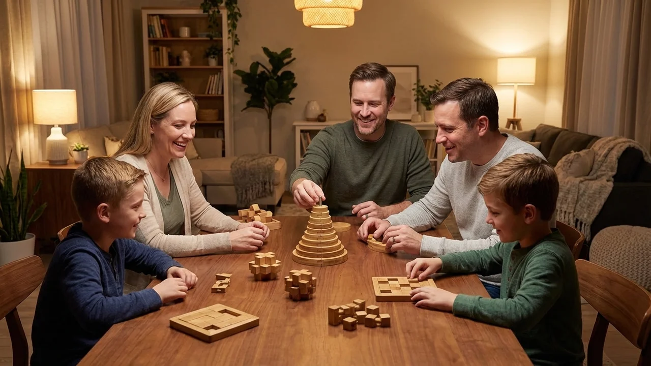 Bambusta Valmistettu Sateenkaaritorni — Helppo Rengaspinoamishaaste - 6