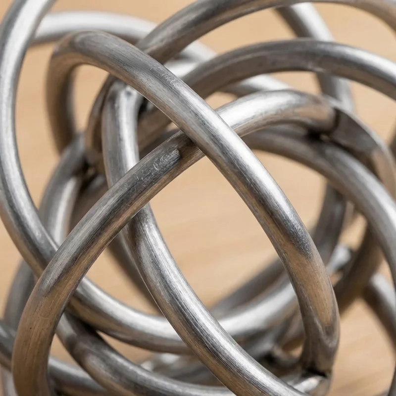 Wire Phoenix Cage Puzzle — Expert Multi-Ring Entanglement - 3