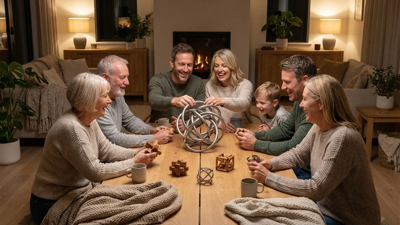 Wire Phoenix Cage Puzzle — Expert Multi-Ring Entanglement - 6